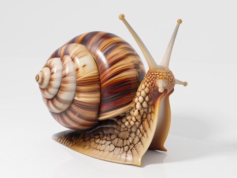 Snail Servant, Tired Melon, Cow Snakes, Crawler, Climbing Pet Specimen Samples, Popular Science Education Exhibition Display Hand