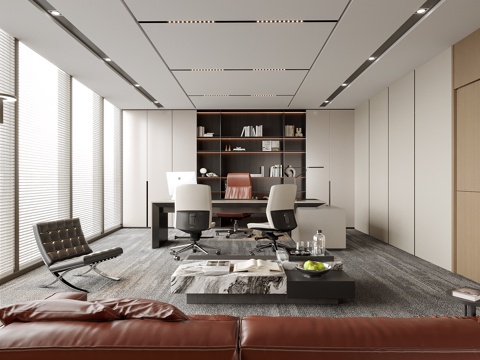 modern chairman's office general manager's office boss's office