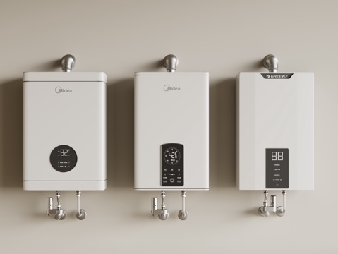 modern water heater gas meter