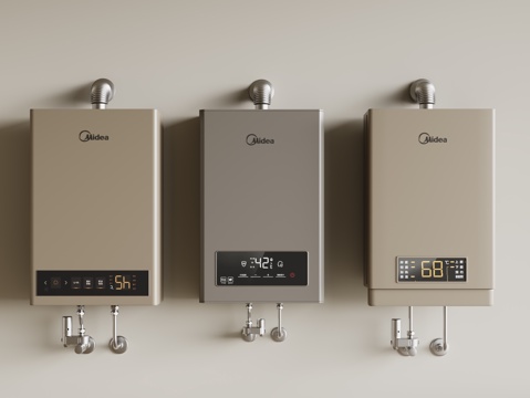 modern water heater gas meter