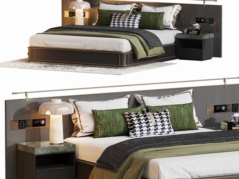 Vintage Affordable Luxury Style Double Bed