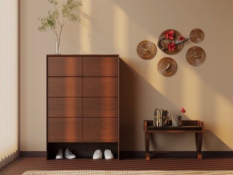 Shoe Cabinet New Chinese Shoe Cabinet Shoe Changing Stool