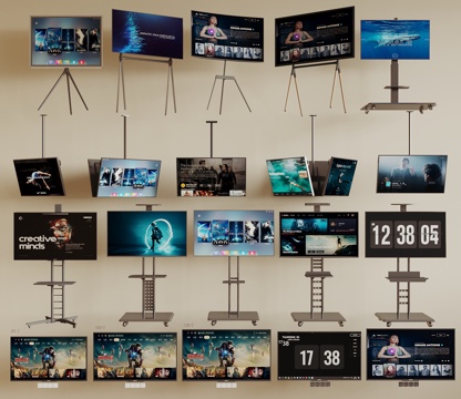 TV Mobile TV Hanging TV TV Bracket Laser TV