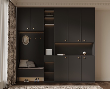 French Shoe Cabinet Entrance Shoe Cabinet