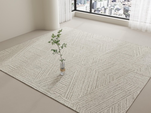 Modern Carpet Cream Style Carpet Living Room Carpet Square Carpet Bedroom Carpet