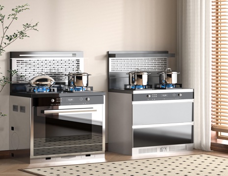 Modern integrated stove stove stove gas stove intelligent voice integrated stove