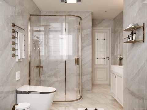 Modern Toilet Toilet Bathroom Cabinet