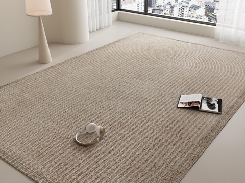 Modern Carpet Wabi-sabi Style Carpet Cream Style Carpet Living Room Carpet Square Carpet