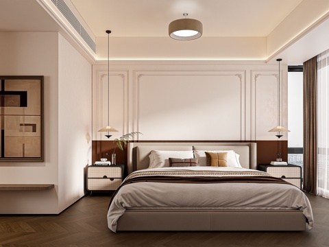 Middle Ancient Song Retro Master Bedroom