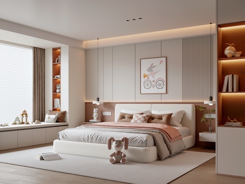 Modern kids Bedroom Girls Room