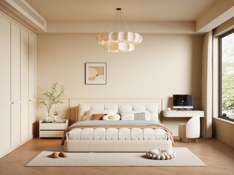 Modern Cream Style Bedroom