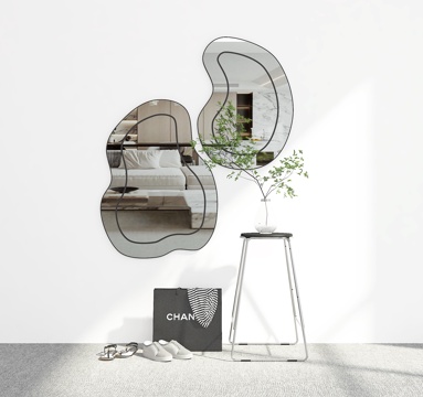 modern hanging mirror