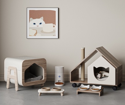Modern Pet Supplies Cat Nest Cat Cat Automatic Feeder Cat Bowl