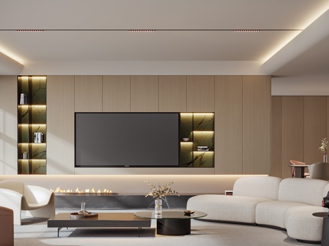 Modern Home Living&Dining Room