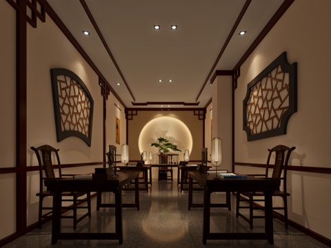 New Chinese Script Killing Antique Theme Space