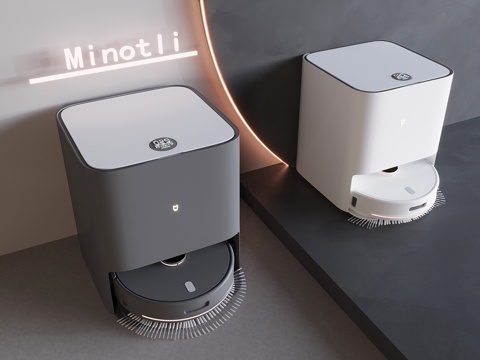 Intelligent sweeping robot mopping machine sweeping and dragging all-in-one machine