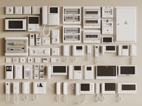 Modern office telephone telephone landline telephone doorbell switch