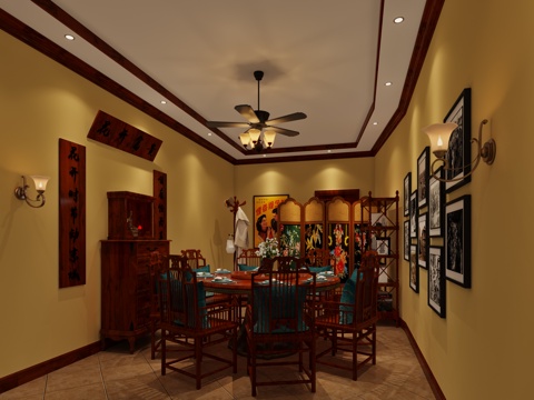Script Killing Room Republican Style Theme Room