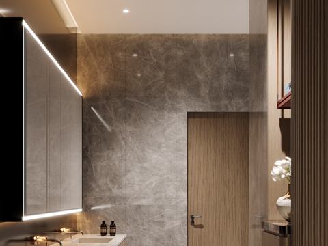 modern public toilet