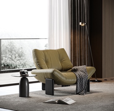 MINOTTI Modern Lounge Chair Sofa Chair Single Sofa EMMI Leisure Chair