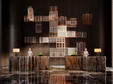 Modern Hotel Front Desk