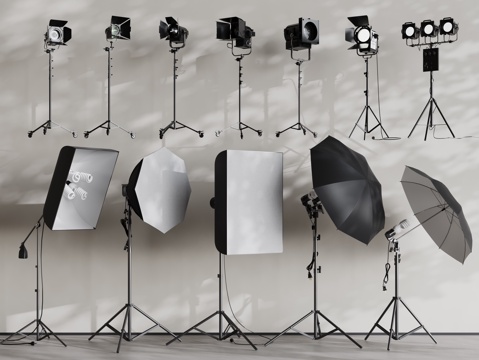 Modern photographic lamps and lanterns, photographic equipment, fill light, live broadcast equipment, studio