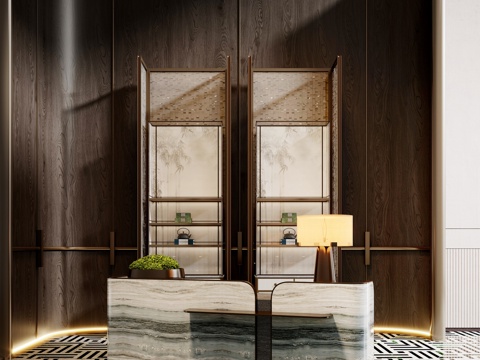 New Chinese Hotel Front Desk
