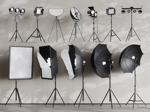 Modern photographic lamps and lanterns, photographic equipment, fill light, live broadcast equipment, studio
