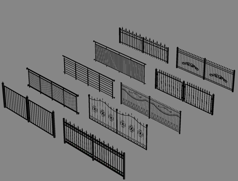 Chinese Fence Guardrail Fence Railing