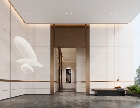 Modern Public Area Lobby