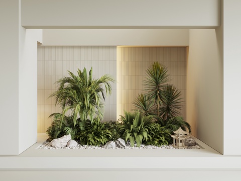 Modern plant landscape