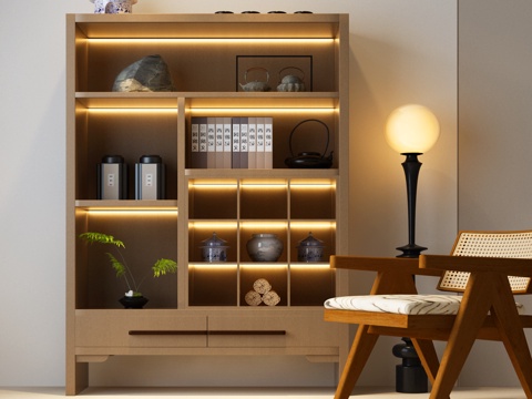 New Chinese Tea Cabinet Chinese Tea Cabinet New Chinese Middle Ancient Tea Cabinet