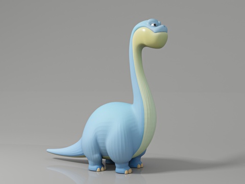 Cartoon Dinosaur Animation Style Hand-made Ornaments Sculpture Statue Toy Doll American Chen Props Play