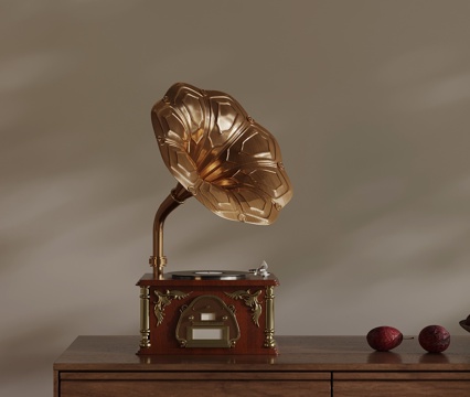 Audio French Mid-century Style Phonograph