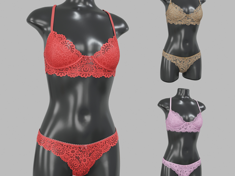 Modern Figure Model Underwear Model
