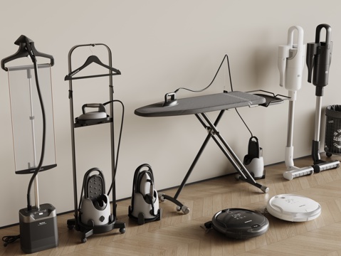 Modern vacuum cleaner mop sweeping robot iron machine