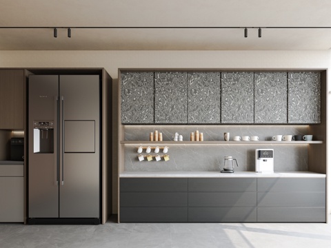 Modern Italian Tea Room Tea Cabinet Water Bar Cabinet Water Dispenser Leisure Area Tea Cabinet Hugh