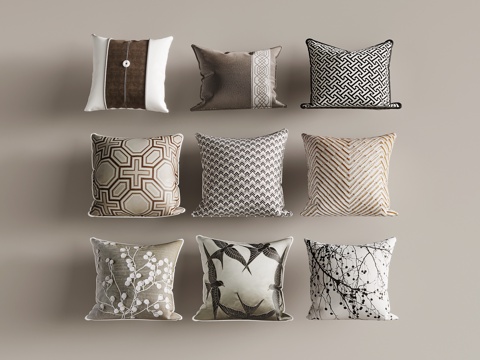 Pillow Neo-Chinese Style Pillow