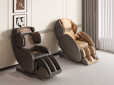 Modern massage chair automatic massage chair leather