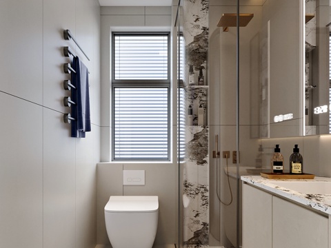 Modern style home bathroom