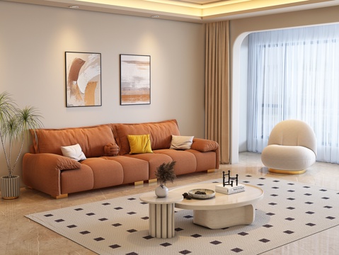 Cream Style living room sofa