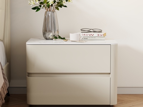 Cream Style bedside table bedside table Cream wind bedroom bedroom