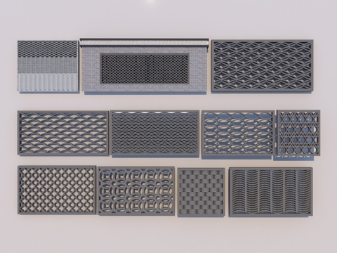 Chinese-style tile fence