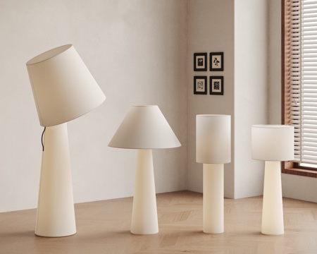 Modern Floor Lamp Fabric Floor Lamp Silent Floor Lamp Mushroom Floor Lamp