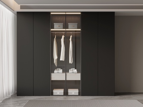 Wardrobe Modern Minimalist Wardrobe Clothing