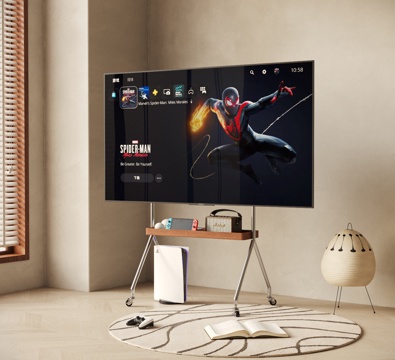 Modern Mid-century Style Stand TV Sony TV Mobile TV Game Machine PS5