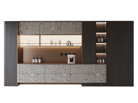 Modern Wine Cabinet Sideboard