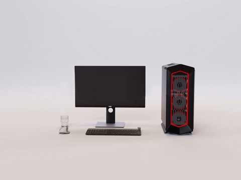 Modern e-sports host computer home computer desktop computer