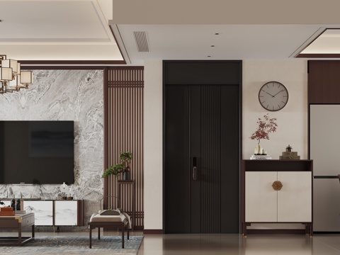 New Chinese Living&Dining Room