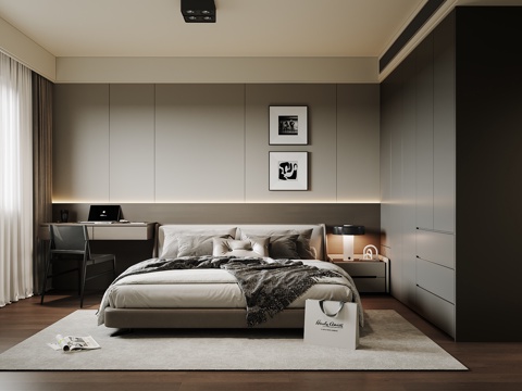 Modern Italian Master Bedroom